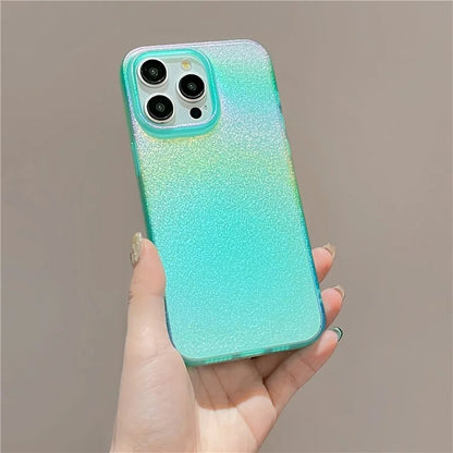 For iPhone 13 Pro Slim Case Dazzling Pearl Pattern Soft TPU Phone Cover