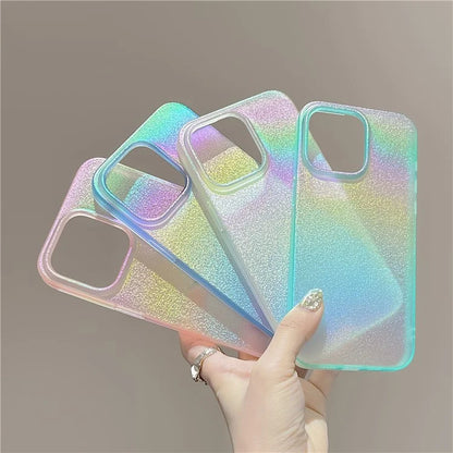 For iPhone 13 Pro Slim Case Dazzling Pearl Pattern Soft TPU Phone Cover