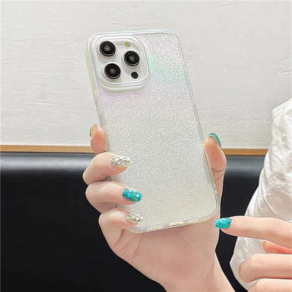 For iPhone 13 Pro Slim Case Dazzling Pearl Pattern Soft TPU Phone Cover