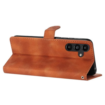 For Samsung Galaxy A35 5G Phone Case Magnetic Clasp PU Leather Stand Wallet Cover