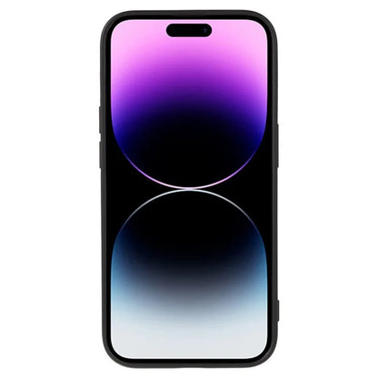 WANLONFENG RB1 Series For iPhone 14 Pro Slim Case Soft TPU Phone Case with Screen Film, Lanyard