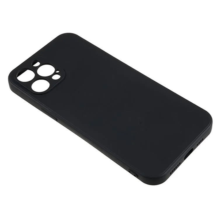 WANLONFENG RB1 Series For iPhone 14 Pro Slim Case Soft TPU Phone Case with Screen Film, Lanyard