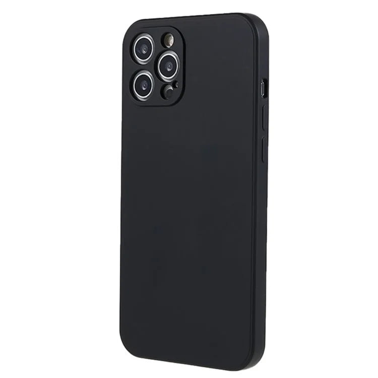 WANLONFENG RB1 Series For iPhone 14 Pro Slim Case Soft TPU Phone Case with Screen Film, Lanyard