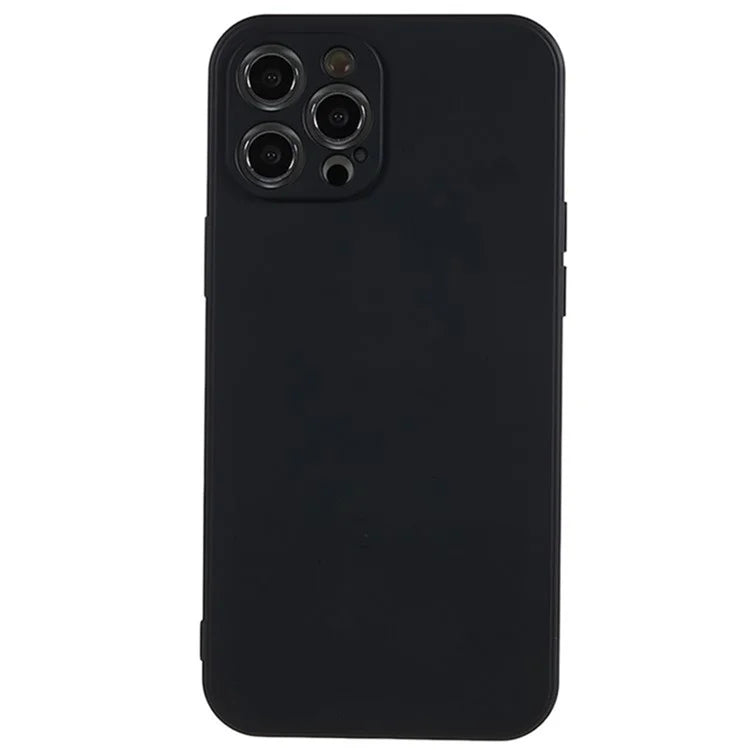 WANLONFENG RB1 Series For iPhone 14 Pro Slim Case Soft TPU Phone Case with Screen Film, Lanyard