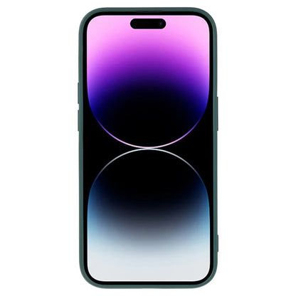 WANLONFENG RB1 Series For iPhone 14 Pro Slim Case Soft TPU Phone Case with Screen Film, Lanyard