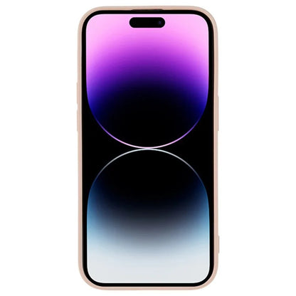 WANLONFENG RB1 Series For iPhone 14 Pro Slim Case Soft TPU Phone Case with Screen Film, Lanyard