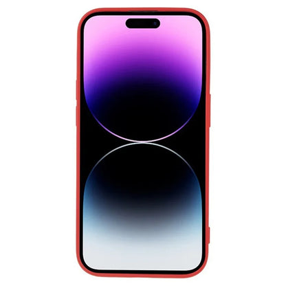 WANLONFENG RB1 Series For iPhone 14 Pro Slim Case Soft TPU Phone Case with Screen Film, Lanyard