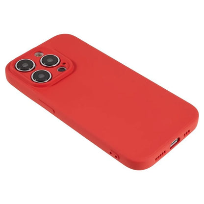 WANLONFENG RB1 Series For iPhone 14 Pro Slim Case Soft TPU Phone Case with Screen Film, Lanyard