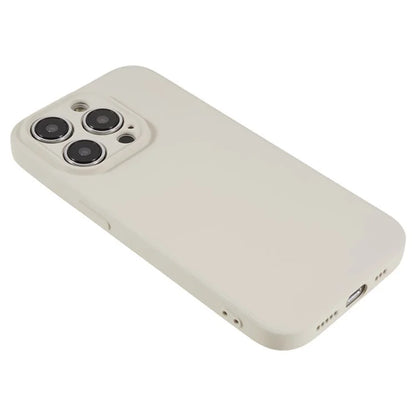 WANLONFENG RB1 Series For iPhone 14 Pro Slim Case Soft TPU Phone Case with Screen Film, Lanyard