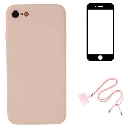 WANLONFENG RB1 Series For iPhone 7 / 8 / SE (2020) / SE (2022) Case Soft TPU Phone Cover Kit