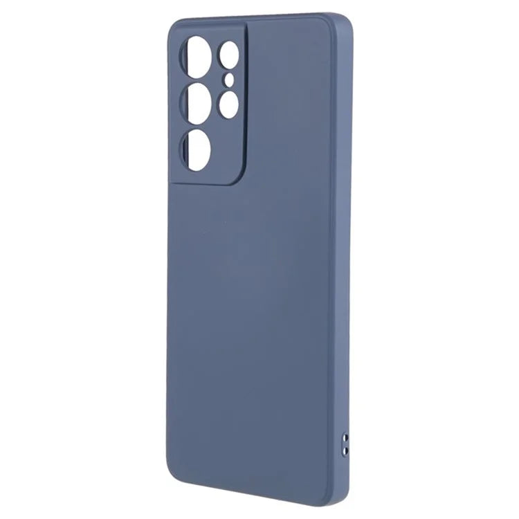 WANLONFENG RB1 Series For Samsung Galaxy S21 Ultra 5G Case TPU Soft Cover with Tempered Glass Film