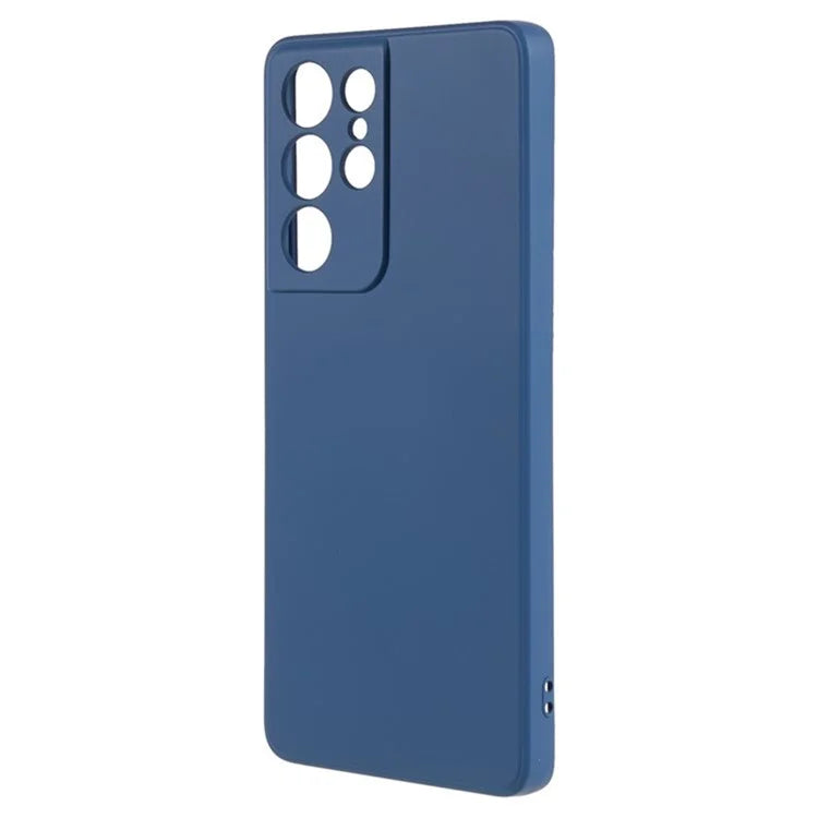 WANLONFENG RB1 Series For Samsung Galaxy S21 Ultra 5G Case TPU Soft Cover with Tempered Glass Film