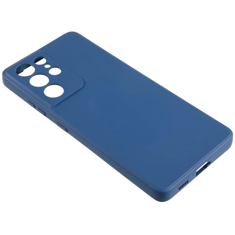 WANLONFENG RB1 Series For Samsung Galaxy S21 Ultra 5G Case TPU Soft Cover with Tempered Glass Film
