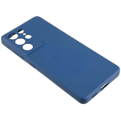 WANLONFENG RB1 Series For Samsung Galaxy S21 Ultra 5G Case TPU Soft Cover with Tempered Glass Film