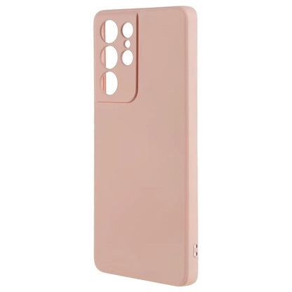 WANLONFENG RB1 Series For Samsung Galaxy S21 Ultra 5G Case TPU Soft Cover with Tempered Glass Film
