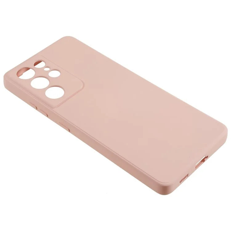 WANLONFENG RB1 Series For Samsung Galaxy S21 Ultra 5G Case TPU Soft Cover with Tempered Glass Film