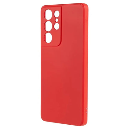 WANLONFENG RB1 Series For Samsung Galaxy S21 Ultra 5G Case TPU Soft Cover with Tempered Glass Film