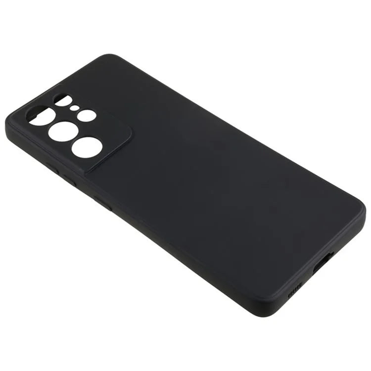 WANLONFENG RB1 Series For Samsung Galaxy S21 Ultra 5G Case TPU Soft Cover with Tempered Glass Film
