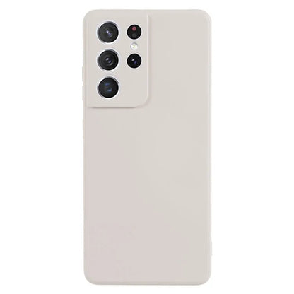 WANLONFENG RB1 Series For Samsung Galaxy S21 Ultra 5G Case TPU Soft Cover with Tempered Glass Film