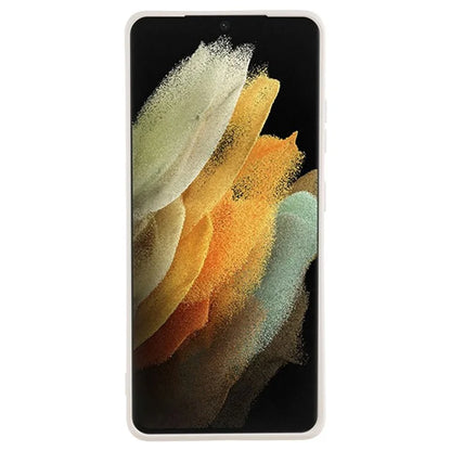 WANLONFENG RB1 Series For Samsung Galaxy S21 Ultra 5G Case TPU Soft Cover with Tempered Glass Film