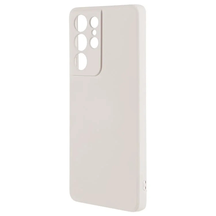 WANLONFENG RB1 Series For Samsung Galaxy S21 Ultra 5G Case TPU Soft Cover with Tempered Glass Film