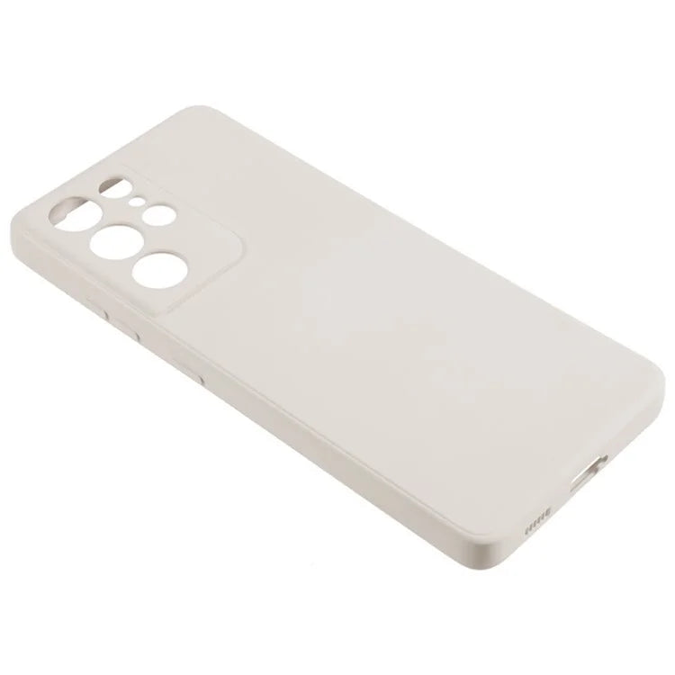 WANLONFENG RB1 Series For Samsung Galaxy S21 Ultra 5G Case TPU Soft Cover with Tempered Glass Film