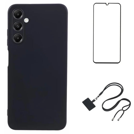 WANLONFENG RB1 Series For Samsung Galaxy A05s 4G	Slim Case Anti-Drop TPU Phone Cover with Screen Film