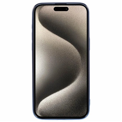 For iPhone 15 Pro Max Soft TPU Case Electroplating Slim Phone Cover with Strap