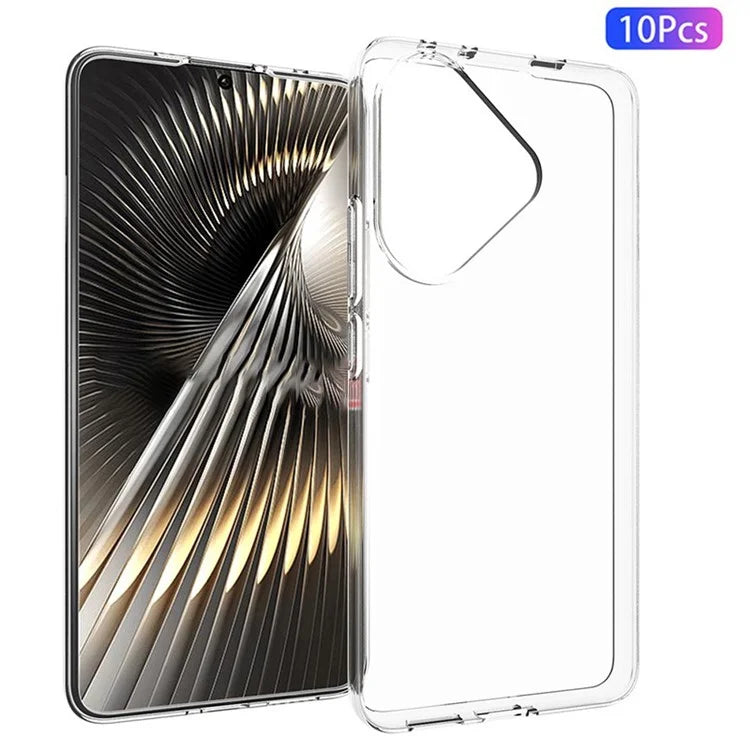 10Pcs  /  Pack For Xiaomi Redmi Turbo 3 5G / Poco F6 5G Phone Cover Inner Watermark-Free Texture TPU Phone Case