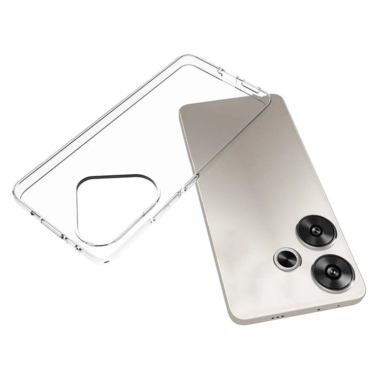 10Pcs  /  Pack For Xiaomi Redmi Turbo 3 5G / Poco F6 5G Phone Cover Inner Watermark-Free Texture TPU Phone Case