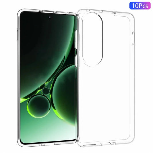 10Pcs  /  Set For OnePlus Ace 3V 5G Case Clear TPU Watermark-Free Shockproof Phone Cover