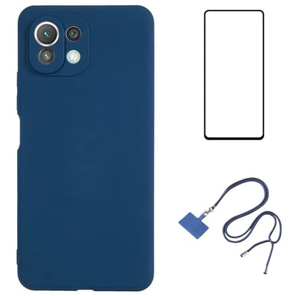 WANLONFENG RB1 Series For Xiaomi Mi 11 Lite 4G / 5G / 11 Lite 5G NE Case Shockproof Slim TPU Phone Shell
