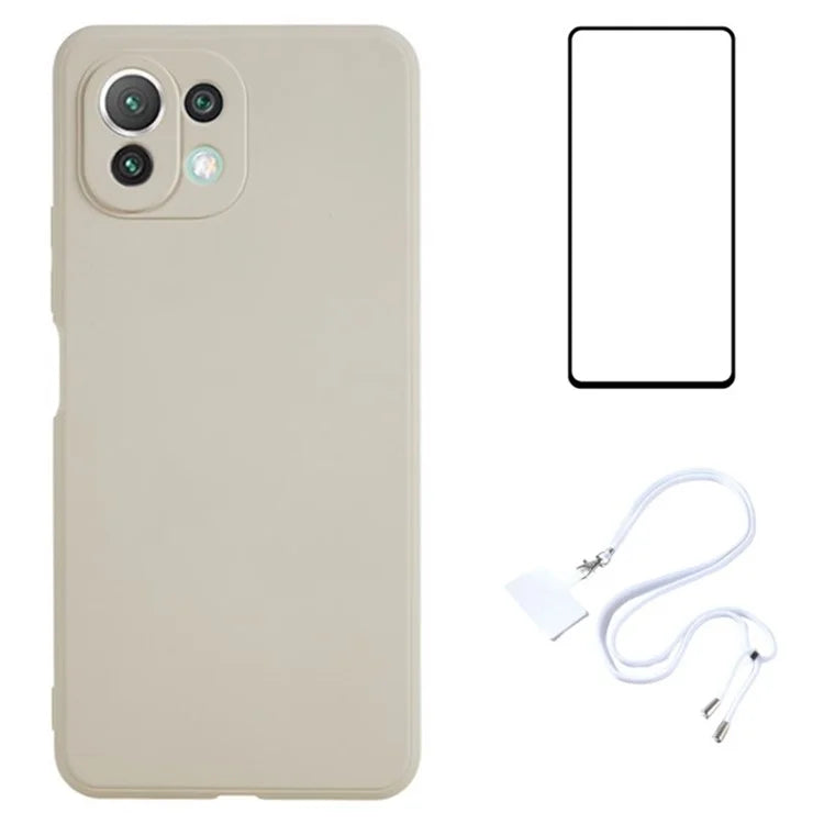 WANLONFENG RB1 Series For Xiaomi Mi 11 Lite 4G / 5G / 11 Lite 5G NE Case Shockproof Slim TPU Phone Shell
