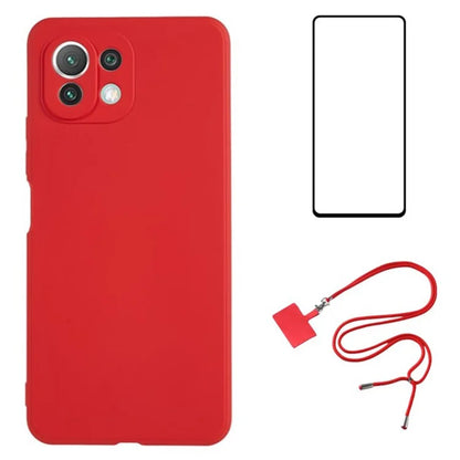 WANLONFENG RB1 Series For Xiaomi Mi 11 Lite 4G / 5G / 11 Lite 5G NE Case Shockproof Slim TPU Phone Shell