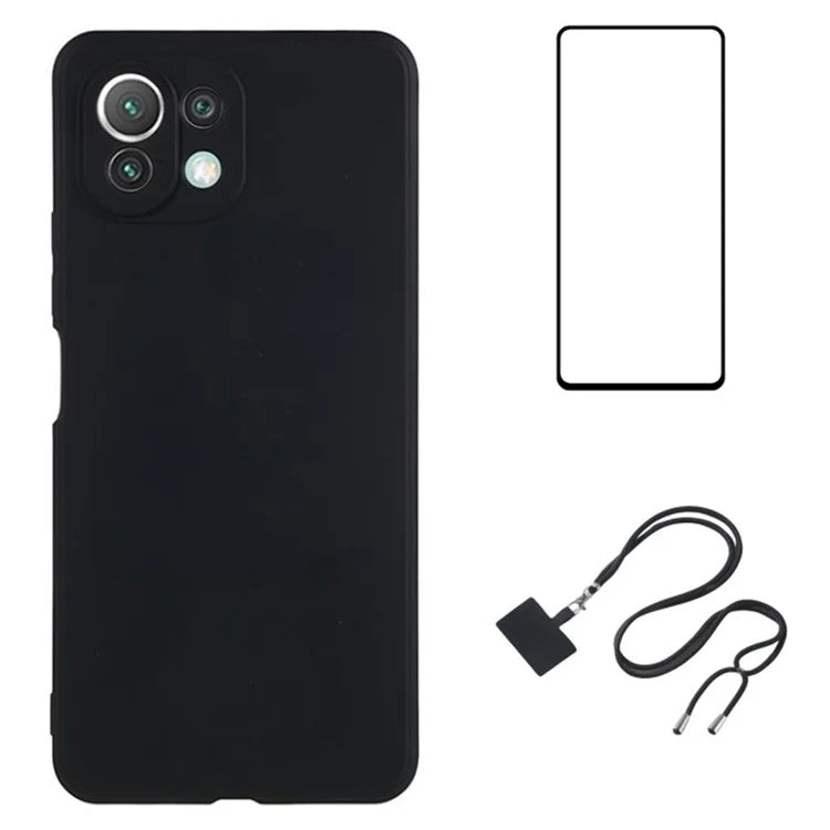 WANLONFENG RB1 Series For Xiaomi Mi 11 Lite 4G / 5G / 11 Lite 5G NE Case Shockproof Slim TPU Phone Shell