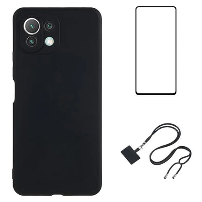 WANLONFENG RB1 Series For Xiaomi Mi 11 Lite 4G / 5G / 11 Lite 5G NE Case Shockproof Slim TPU Phone Shell