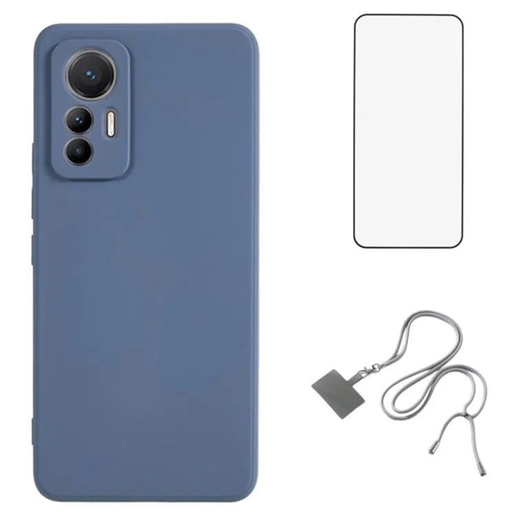 WANLONFENG RB1 Series For Xiaomi 12 Lite 5G Case TPU Phone Cover 3-in-1 Shockproof