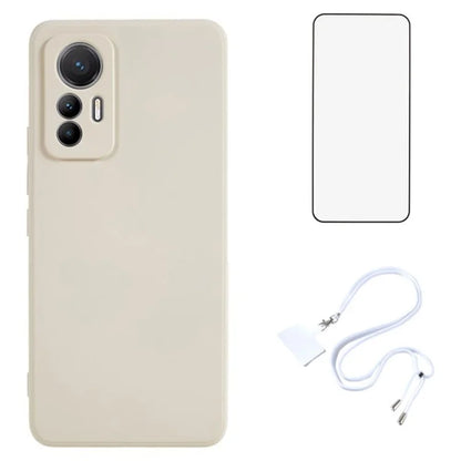 WANLONFENG RB1 Series For Xiaomi 12 Lite 5G Case TPU Phone Cover 3-in-1 Shockproof