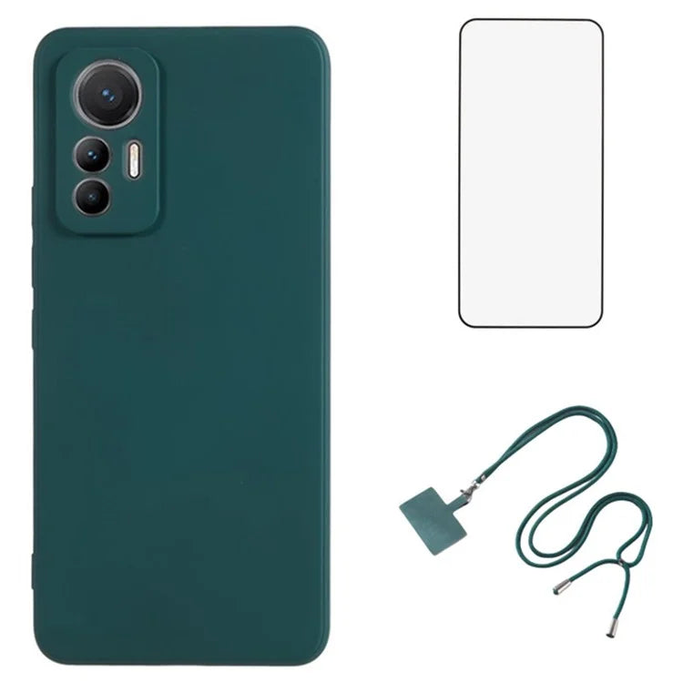 WANLONFENG RB1 Series For Xiaomi 12 Lite 5G Case TPU Phone Cover 3-in-1 Shockproof