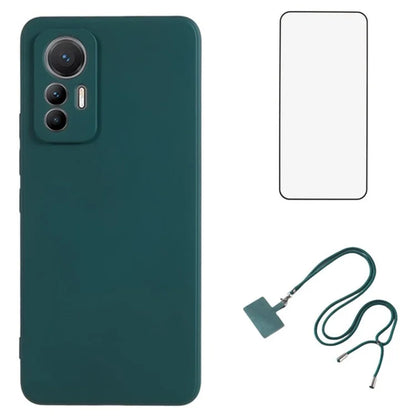 WANLONFENG RB1 Series For Xiaomi 12 Lite 5G Case TPU Phone Cover 3-in-1 Shockproof