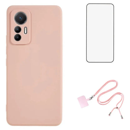 WANLONFENG RB1 Series For Xiaomi 12 Lite 5G Case TPU Phone Cover 3-in-1 Shockproof