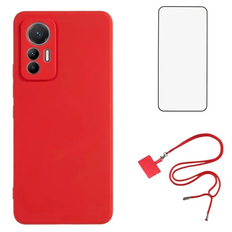WANLONFENG RB1 Series For Xiaomi 12 Lite 5G Case TPU Phone Cover 3-in-1 Shockproof