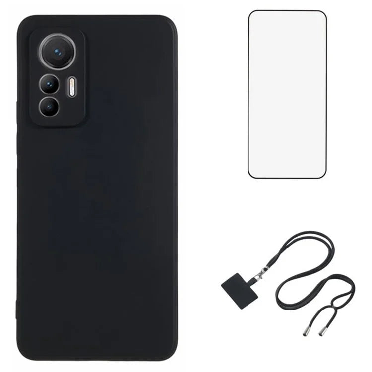WANLONFENG RB1 Series For Xiaomi 12 Lite 5G Case TPU Phone Cover 3-in-1 Shockproof