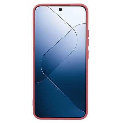 WANLONFENG RB1 Series For Xiaomi 14 Case Soft Liner TPU Phone Cover with Screen Protector+Lanyard