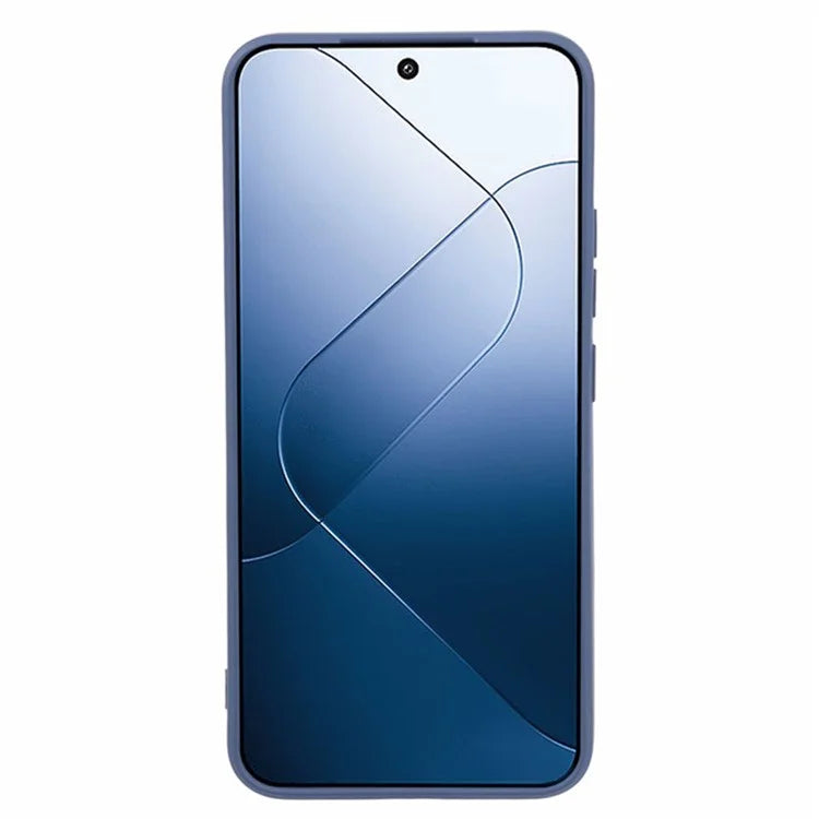 WANLONFENG RB1 Series For Xiaomi 14 Case Soft Liner TPU Phone Cover with Screen Protector+Lanyard