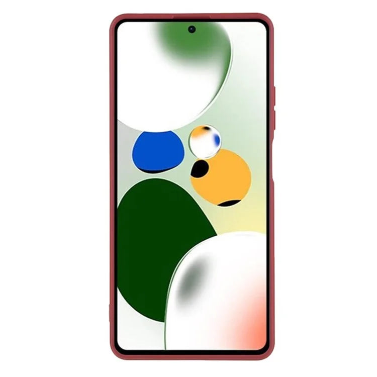 WANLONFENG RB1 Series For Xiaomi Redmi Note 12 Pro Speed 5G / Poco X5 Pro 5G Case TPU Phone Cover Drop ProtectionHawthorn Red