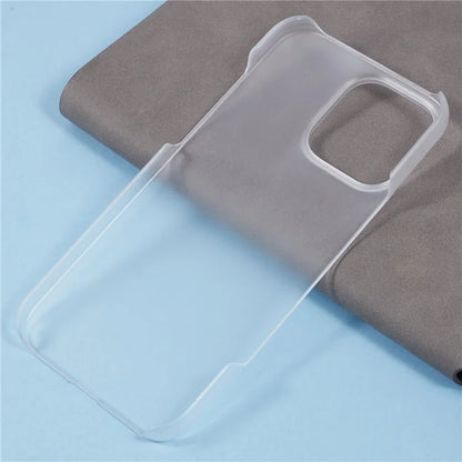 For iPhone 16 Pro Max Case PC Matte Skin-Touch Antifinger-Print Phone Back Cover