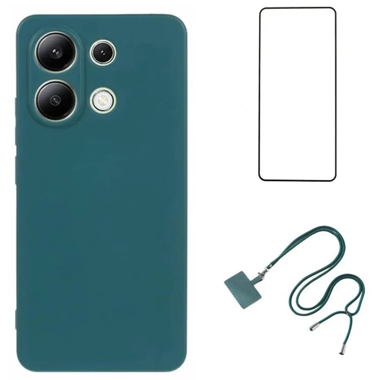 WANLONFENG RB1 Series For Xiaomi Redmi Note 13 4G TPU Case Protective Slim Phone Shell