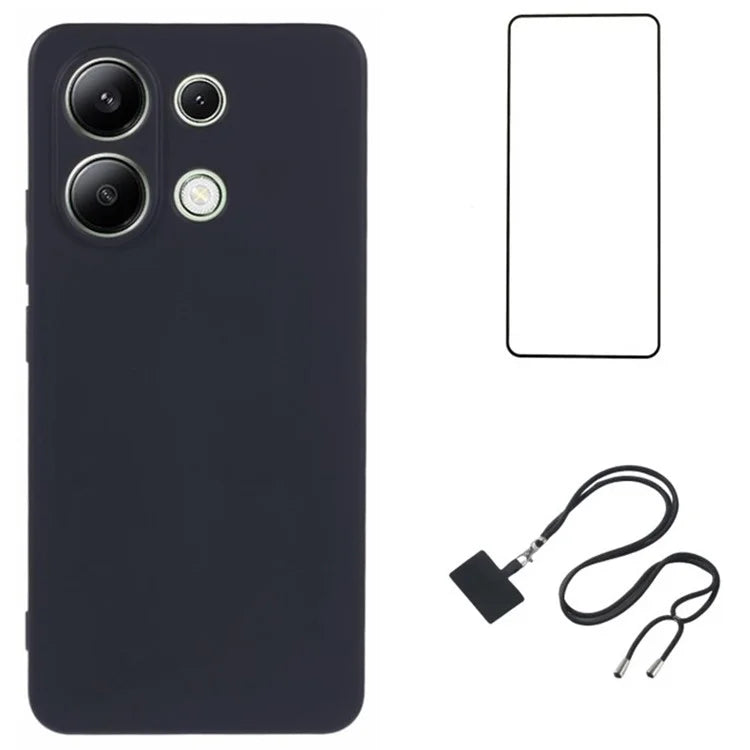 WANLONFENG RB1 Series For Xiaomi Redmi Note 13 4G TPU Case Protective Slim Phone Shell