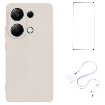 WANLONFENG RB1 Series For Xiaomi Redmi Note 13 Pro 4G / Poco M6 Pro 4G TPU Case with Screen Protector